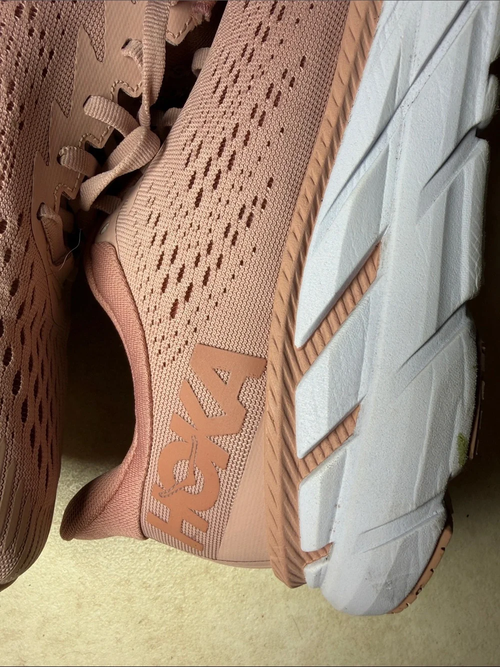 Hoka One One Women's Pink Athletic Running Shoes